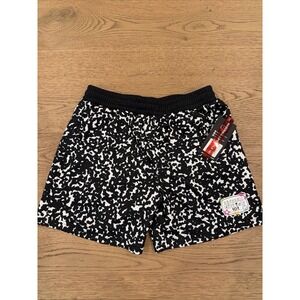 Baseball Lifestyle 101 Mesh Athletic Shorts Size M Men's Black Composition Book